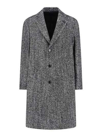 LARDINI SINGLE -BREASTED COAT IN MIXED WOOL
