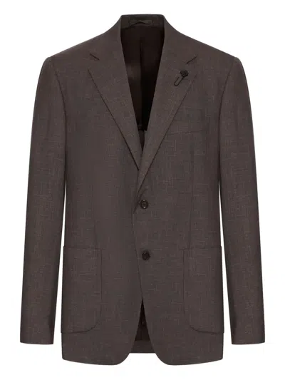 Lardini Jacket In Brown