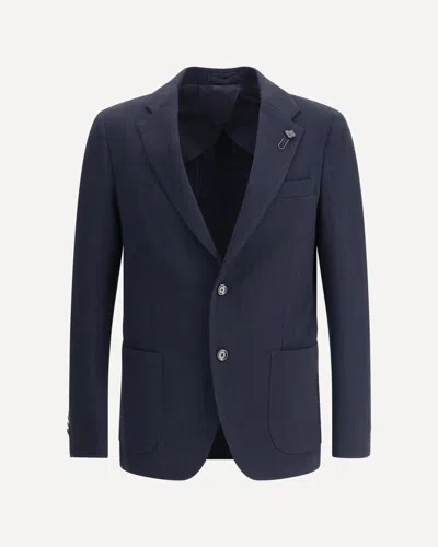 LARDINI SINGLE-BREASTED BLAZER