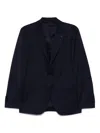 Lardini Single-breasted Blazer In Black