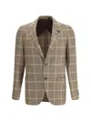 Lardini Single-breasted Blazer In Neutral