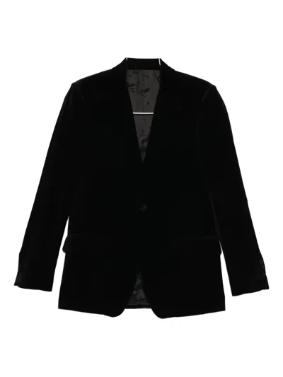 Lardini Single-breasted Blazer In Black