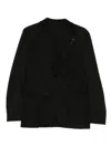 Lardini Single-breasted Blazer In Black