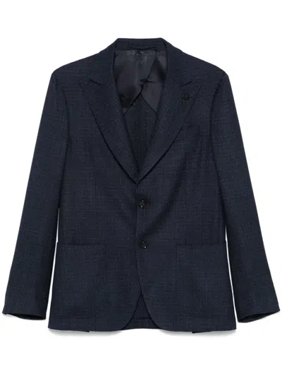 Lardini Einreihiges Sakko In Blau