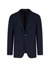 Lardini Single-breasted Blazer In Blue