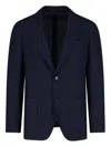 Lardini Single-breasted Blazer In Blue