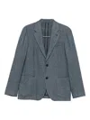 Lardini Single-breasted Blazer In Blue