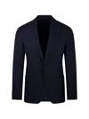 Lardini Single-breasted Blazer In Blue