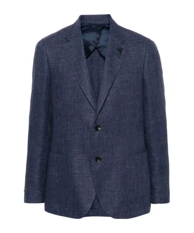 LARDINI LARDINI SINGLE-BREASTED STRAIGHT HEM BLAZER