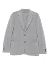 Lardini Single-breasted Blazer In Gray