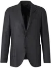 Lardini Single-breasted Blazer In Grey