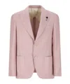 Lardini Single Breasted Blazer Jacket In Pink