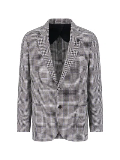 Lardini Single-breasted Blazer In Multi