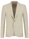 Lardini Single-breasted Blazer In Neutrals