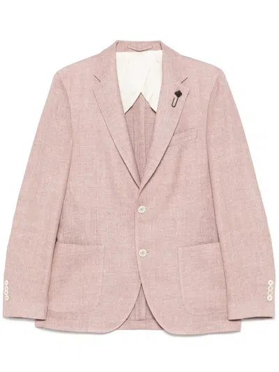 Lardini Einreihiges Sakko In Rosa