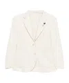 Lardini Single-breasted Blazer In White