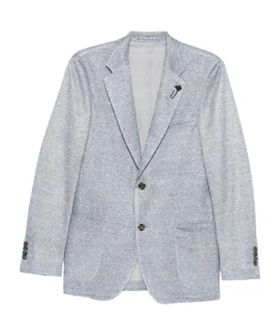 LARDINI SINGLE-BREASTED BUTTONED BLAZER