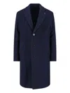 Lardini Lapel Single-breasted Jacket Front Pockets Pin In Blue