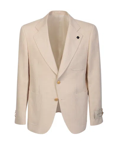LARDINI LARDINI SINGLE-BREASTED TAILORED BLAZER