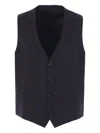 Lardini Single-breasted Gilet In Gray
