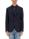Lardini Single-breasted Suit Jacket In Blue