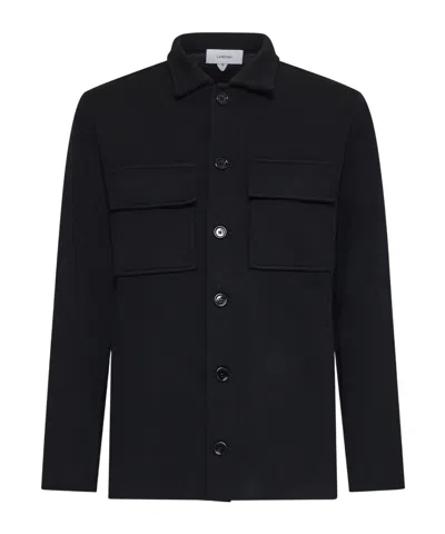 LARDINI LARDINI LONG-SLEEVED BUTTON-UP CARDIGAN