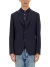 Lardini Single-breasted Suit Jacket In Blue