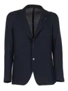 Lardini Single-breasted Jacket In Blue