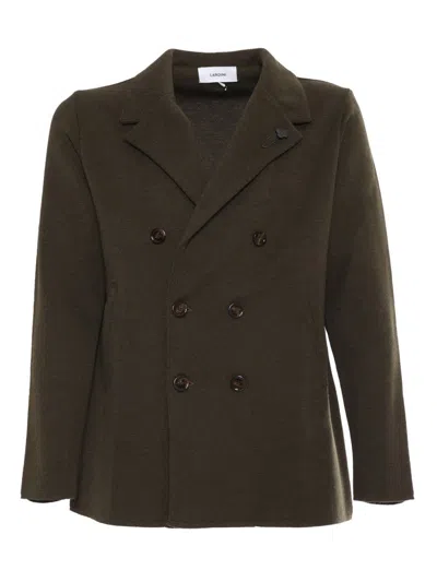 Lardini Single-breasted Jacket In Multicolor