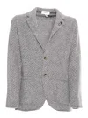 Lardini Man Knitted Jacket In Multicolor
