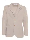 Lardini Man Knitted Jacket In Multicolor