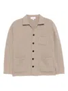 Lardini Single-breasted Jacket In Neutral