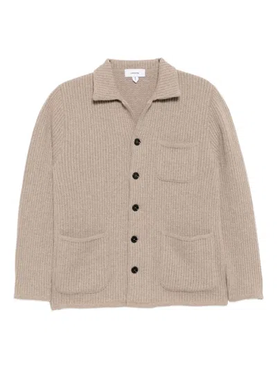Lardini Single-breasted Jacket In Neutral