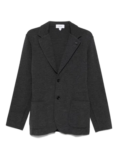 LARDINI LARDINI SINGLE-BREASTED KNITTED BLAZER