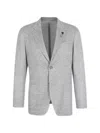 Lardini Single-breasted Tailored Blazer In Blue