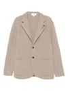 Lardini Beige Cashmere Blazer With Tailored Fit In Brown