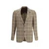 Lardini Single-breasted Blazer In Neutral