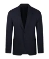 Lardini Notched-lapel Single-breasted Blazer In Blue