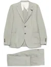 Lardini Single-breasted Suit In Gray