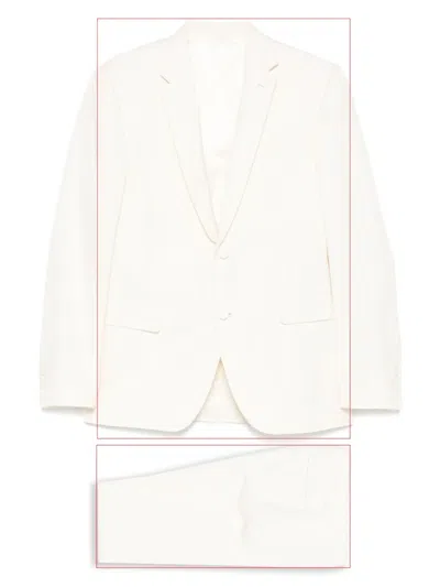 Lardini Single-breasted Suit In White