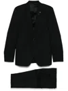 Lardini Single-breasted Suit In Black
