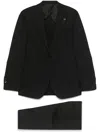 Lardini Single-breasted Suit In Black