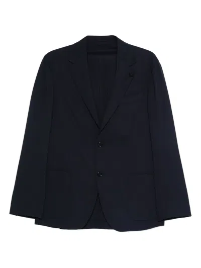 Lardini Single-breasted Suit In Black