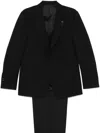 Lardini Single-breasted Suit In Black