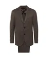 Lardini Viscose And Silk Single-breasted Blazer In Black