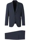 Lardini Single-breasted Suit In Blue