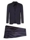 Lardini Single Breasted Suit In Blue