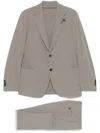 Lardini Single-breasted Suit In Grey