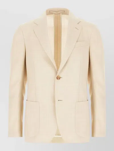 Lardini Single Breasted Suit Jacket And Waistcoat In Brown