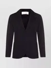 Lardini Single-breasted Suit Jacket With Notch Lapel In Black
